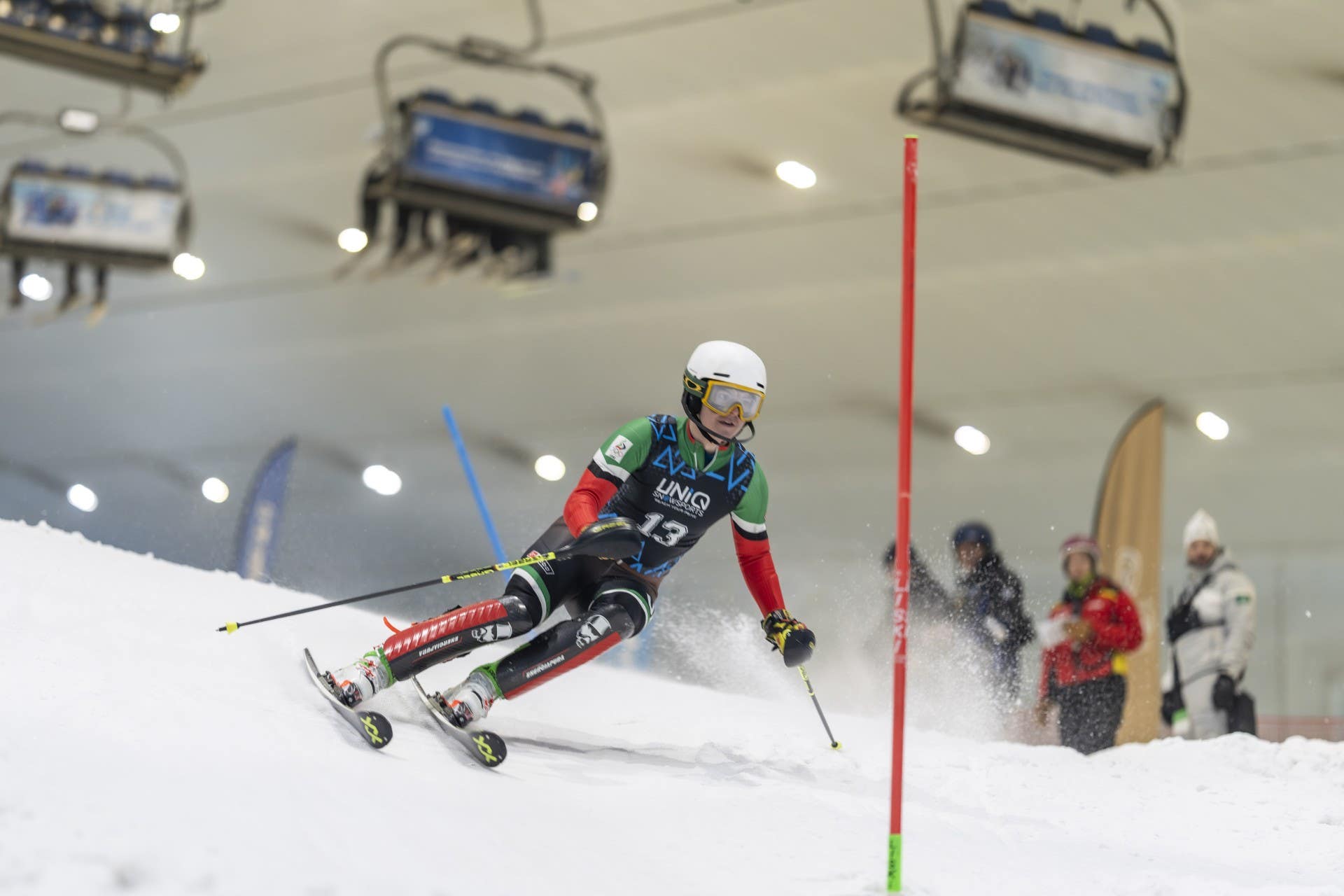 Alex Astridge learned to ski in a Dubai shopping mall (Alex Astridge/Ski Dubai)