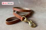 Best dog lead IndyBest review Warriner Leather traditional leather dog lead