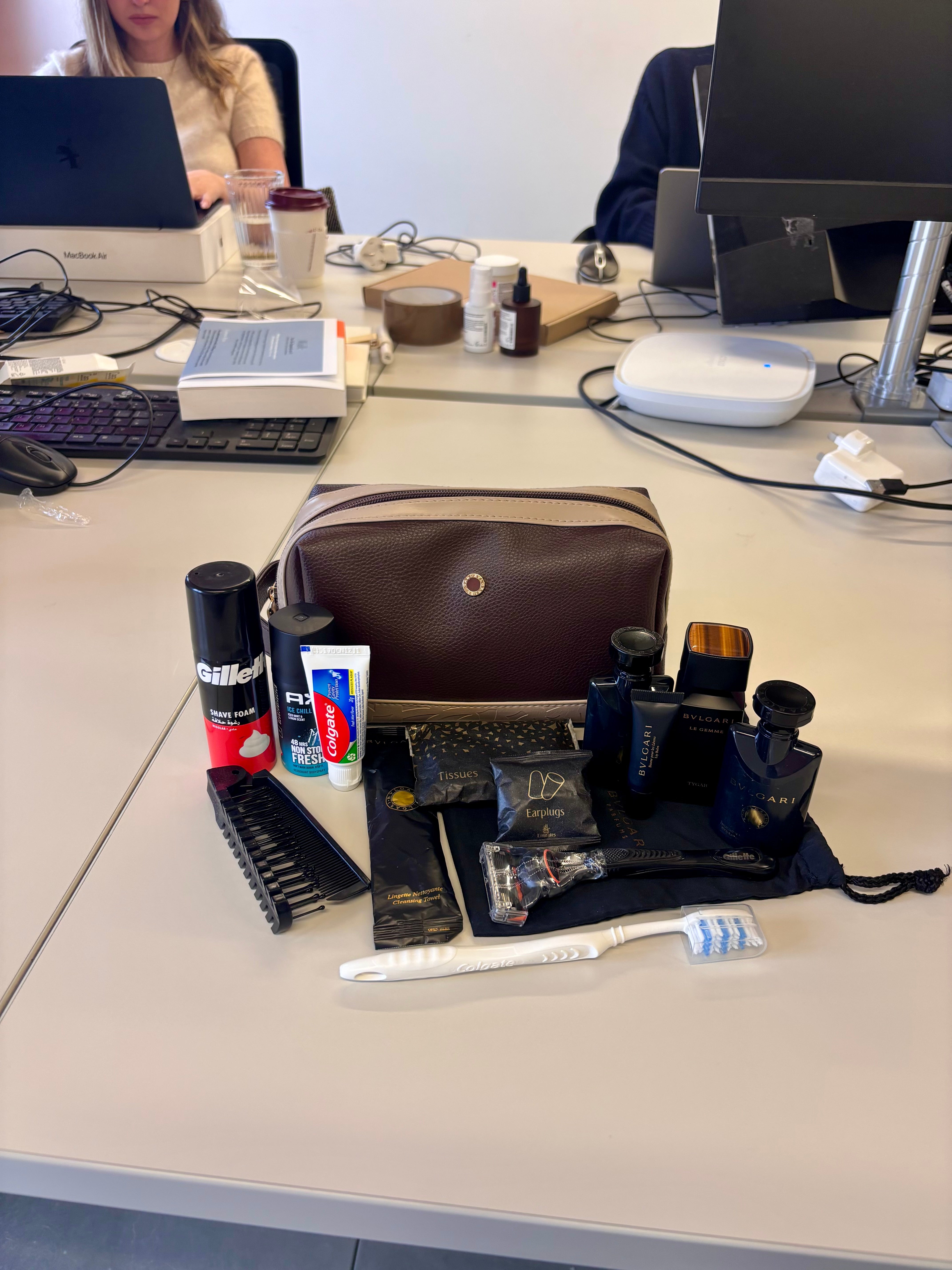 This amenity kit goes above and beyond