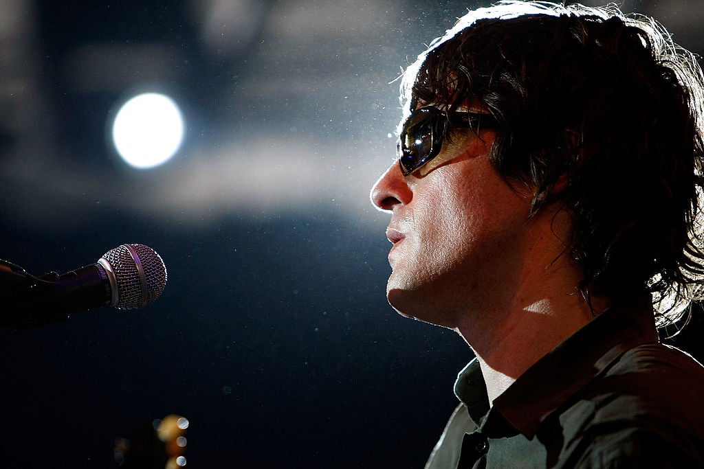 Musician Jason Pierce of Spiritualized performs at Coachella 2008