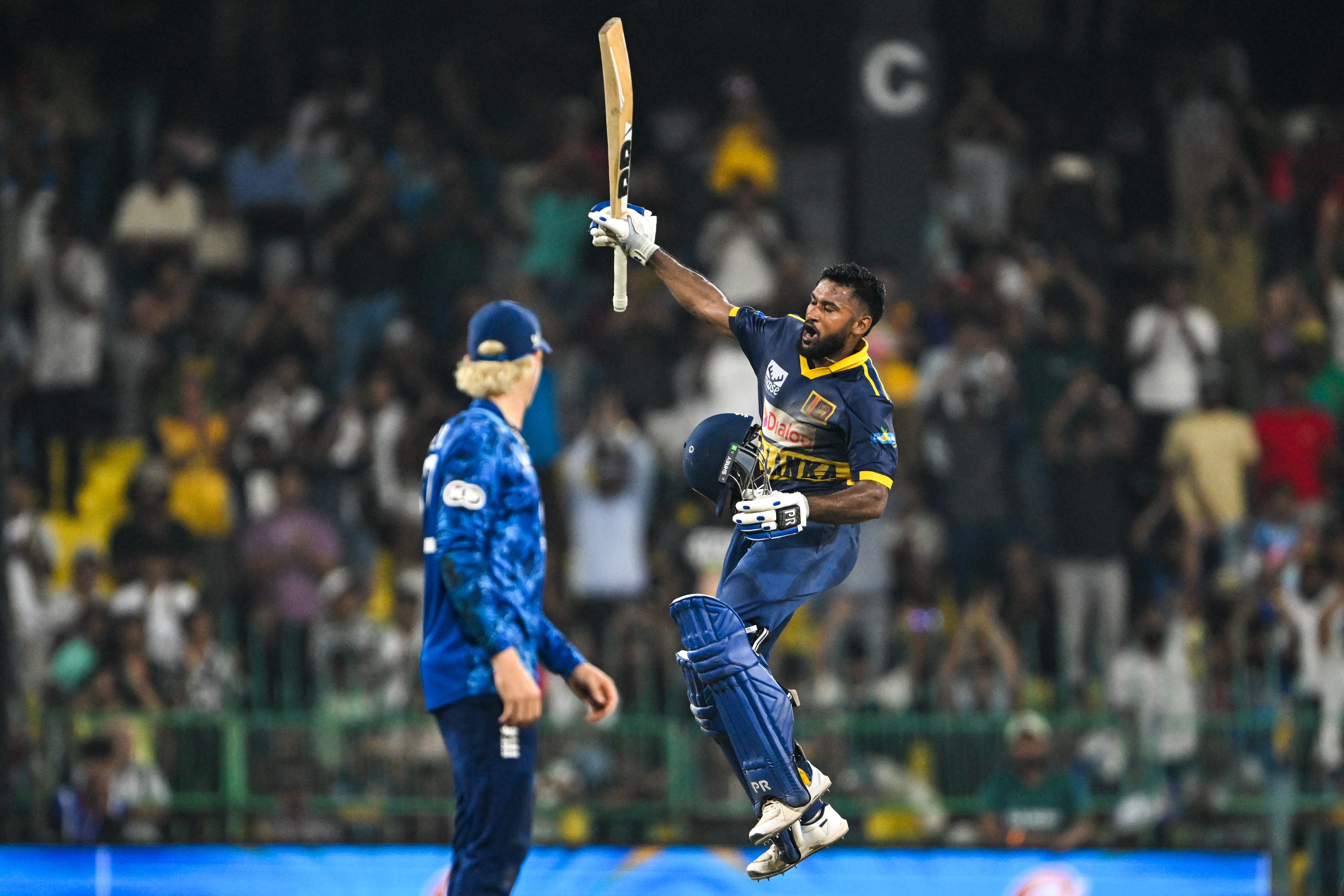 Pavan Rathnayake's maiden ODI hundred gave Sri Lanka some hope but it was not enough
