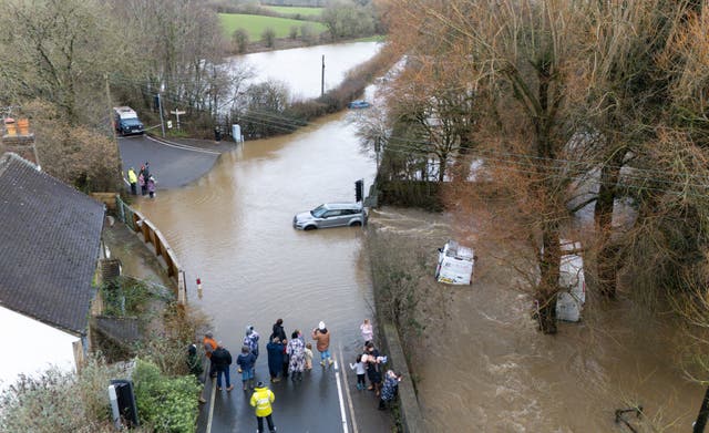 <p>Areas across the south-west of England suffered flooding during Storm Chandra </p>