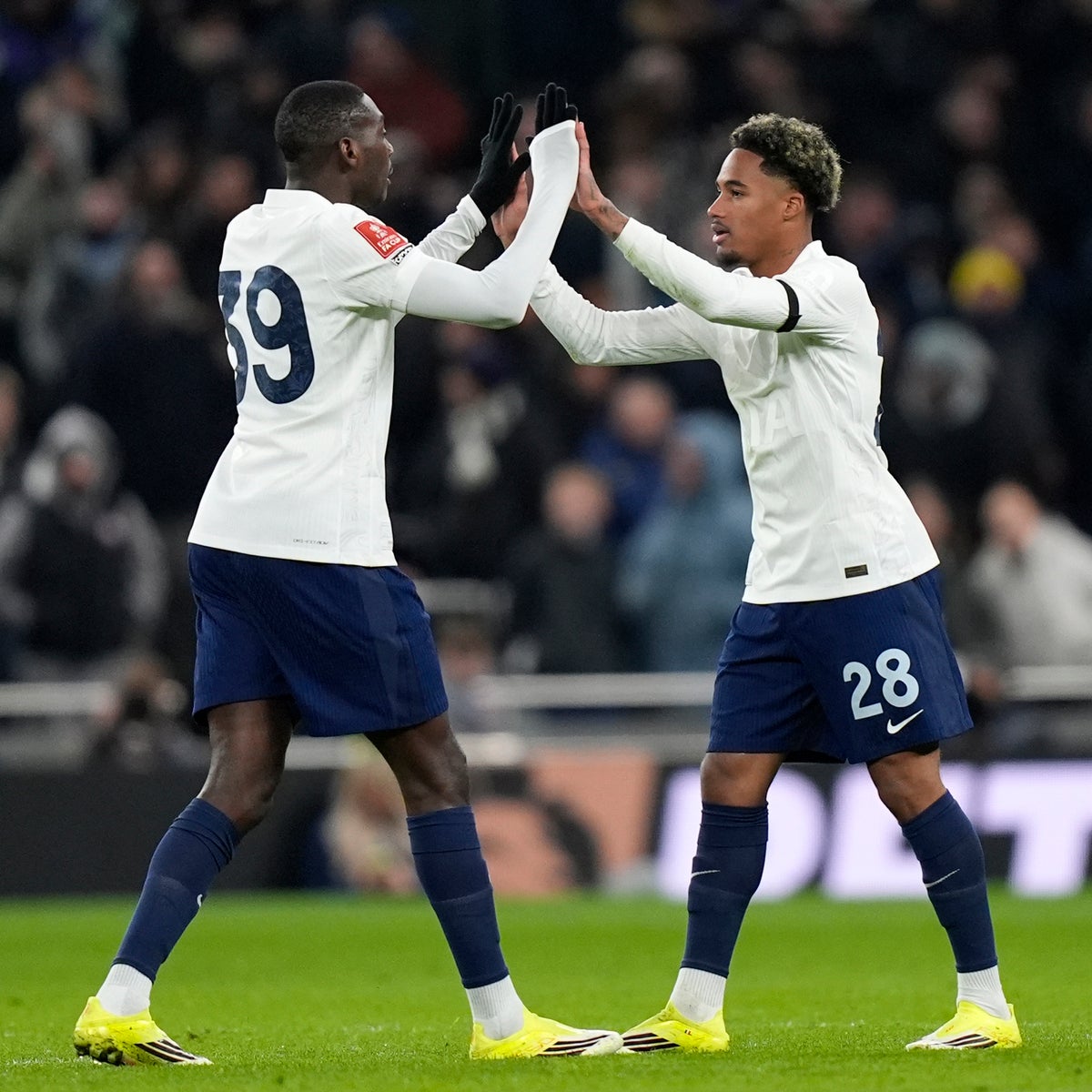 Tottenham's Kolo Muani and Odobert 'fine' after car accident, Frank says |  The Independent