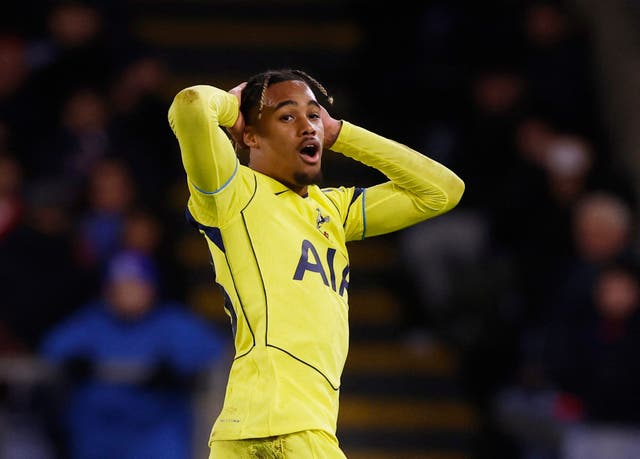 <p>Tottenham boss Thomas Frank confirmed that players Randal Kolo Muani and Wilson Odobert were involved in a minor car accident </p>