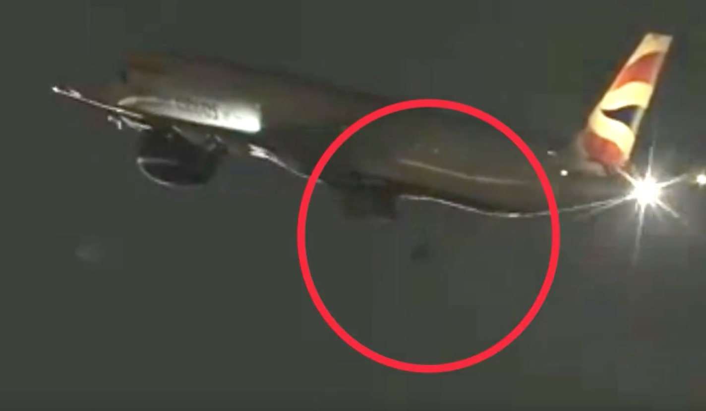 Moment plane wheel falls off as aircraft takes off from Las Vegas