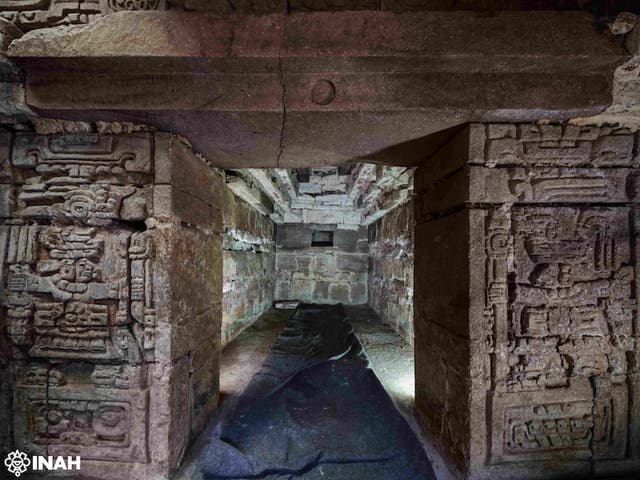 <p>Zapotec tomb in southern Mexico</p>