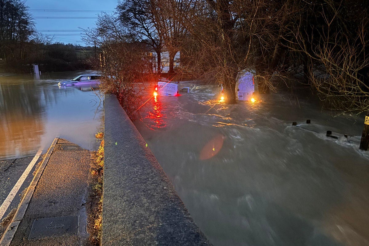 Severe flood warning and people stranded as Storm Chandra causes chaos ...
