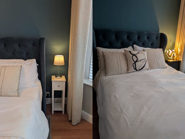 Button & Sprung Camelia Storage Bed