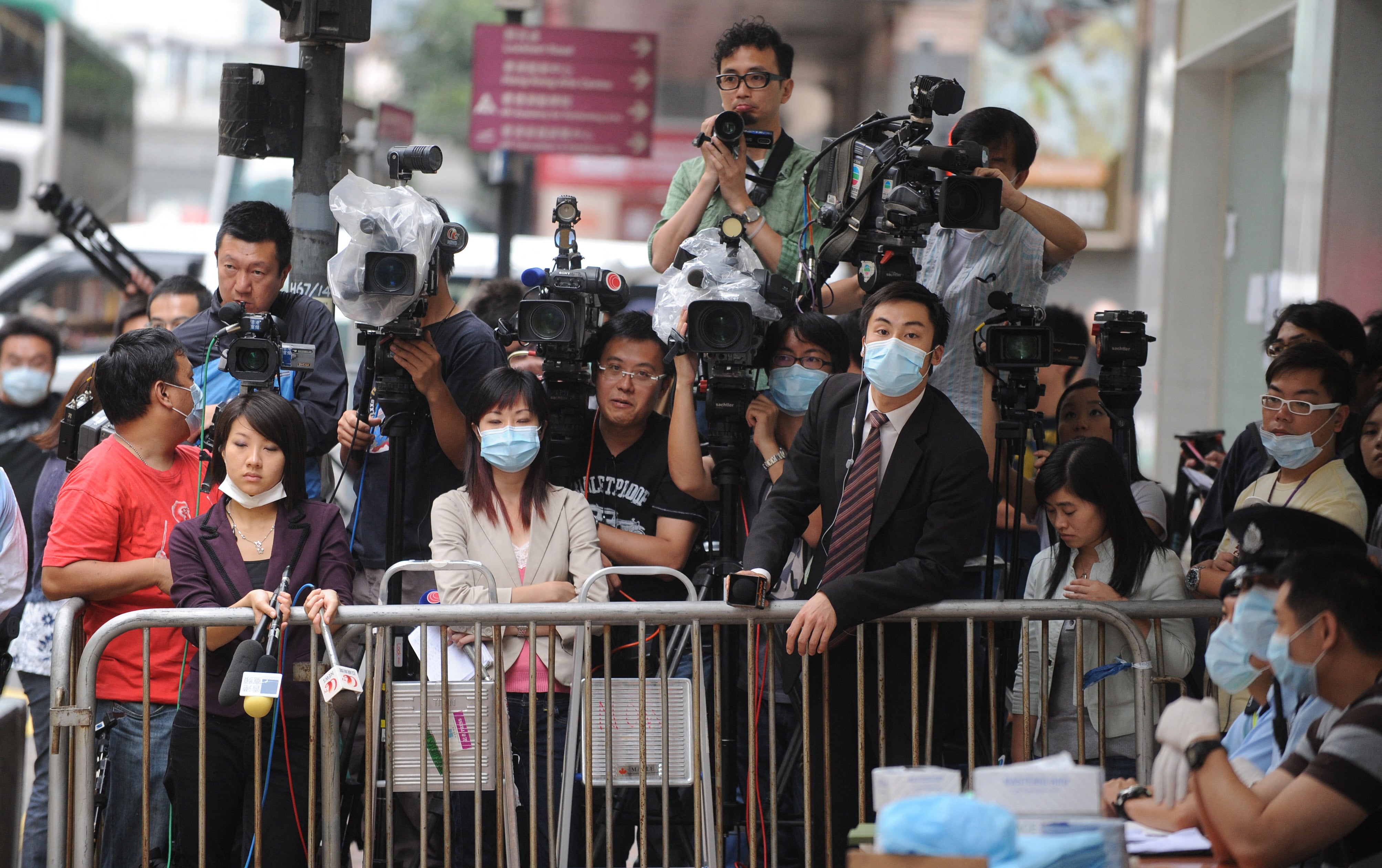 File. Journalists in Hong Kong are under mounting pressure
