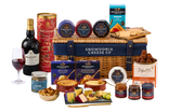 Snowdonia Cheese Co cheese and port wicker hamper