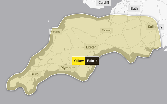 <p>Rain zone: Yellow weather warning issued by Met Office for Thursday and Friday, 29-30 January 2026</p>