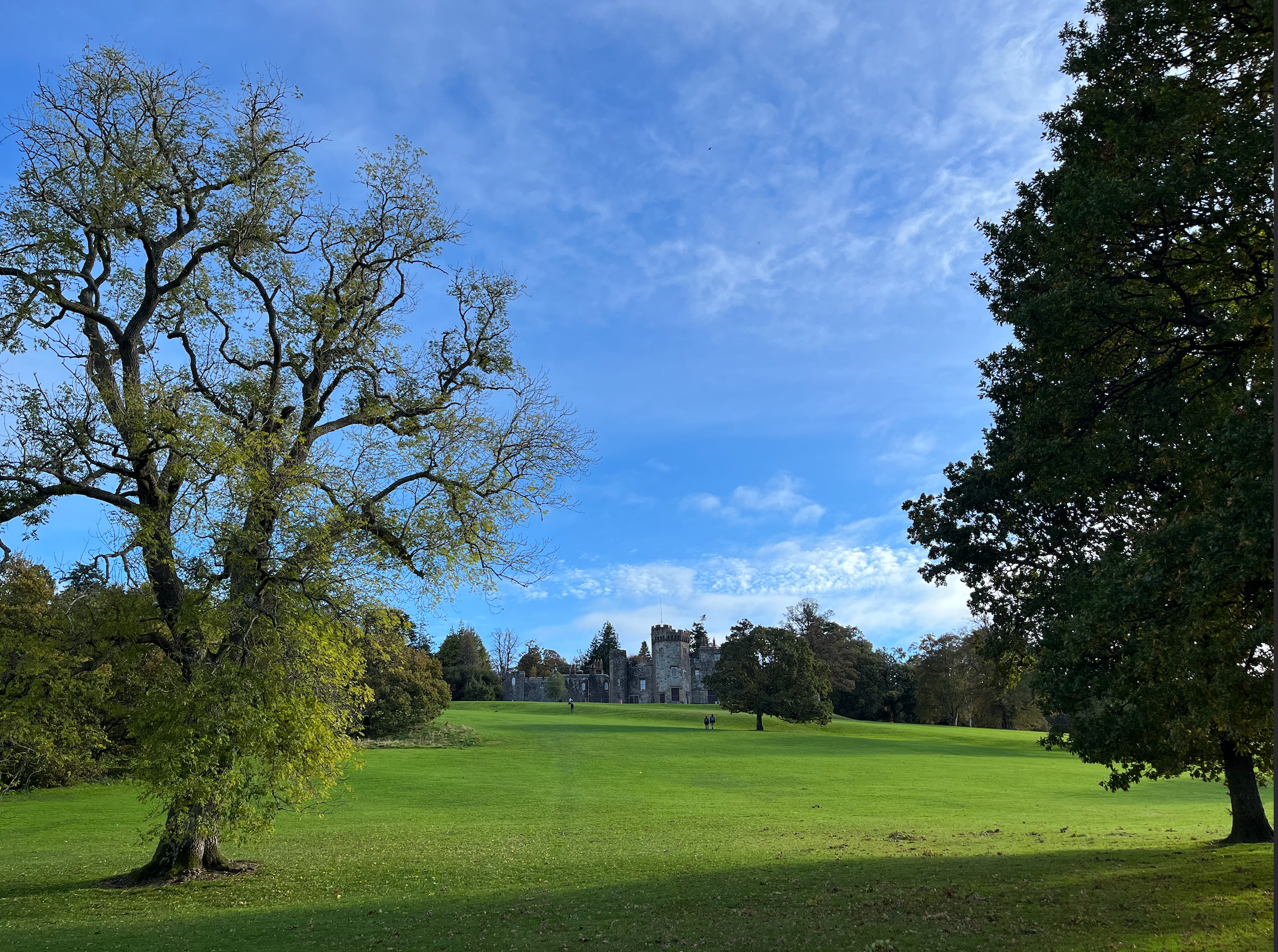 Balloch Castle is along the National Cycle Network in Scotland
