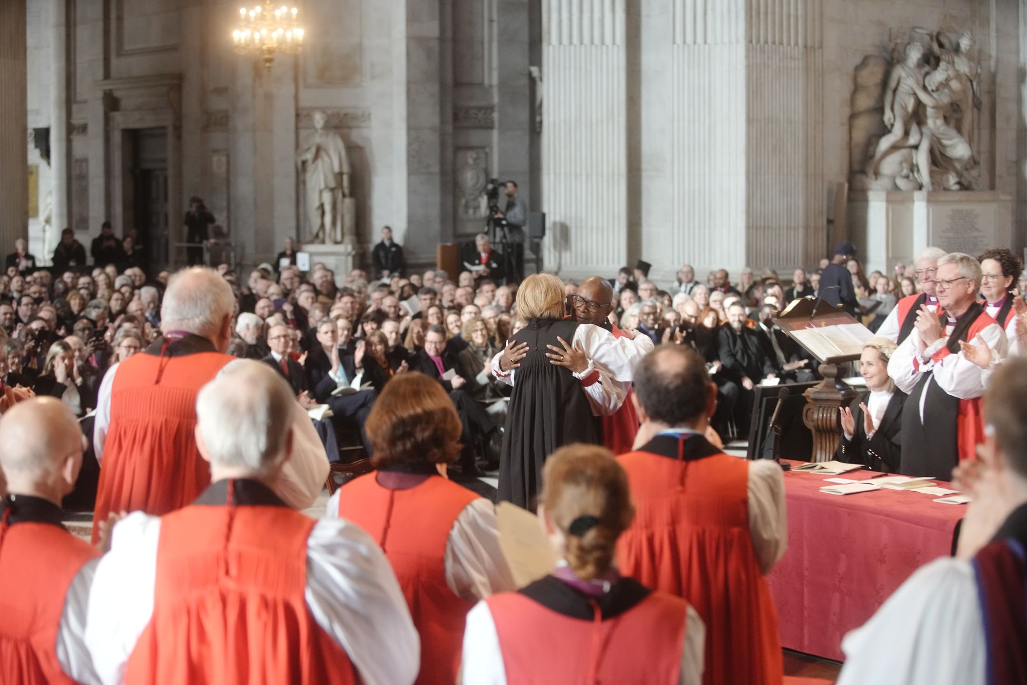 Dame Sarah Mullally during the Confirmation of Election ceremony legally confirming her as the new Archbishop of Canterbury, at St Paul's Cathedral in central London.