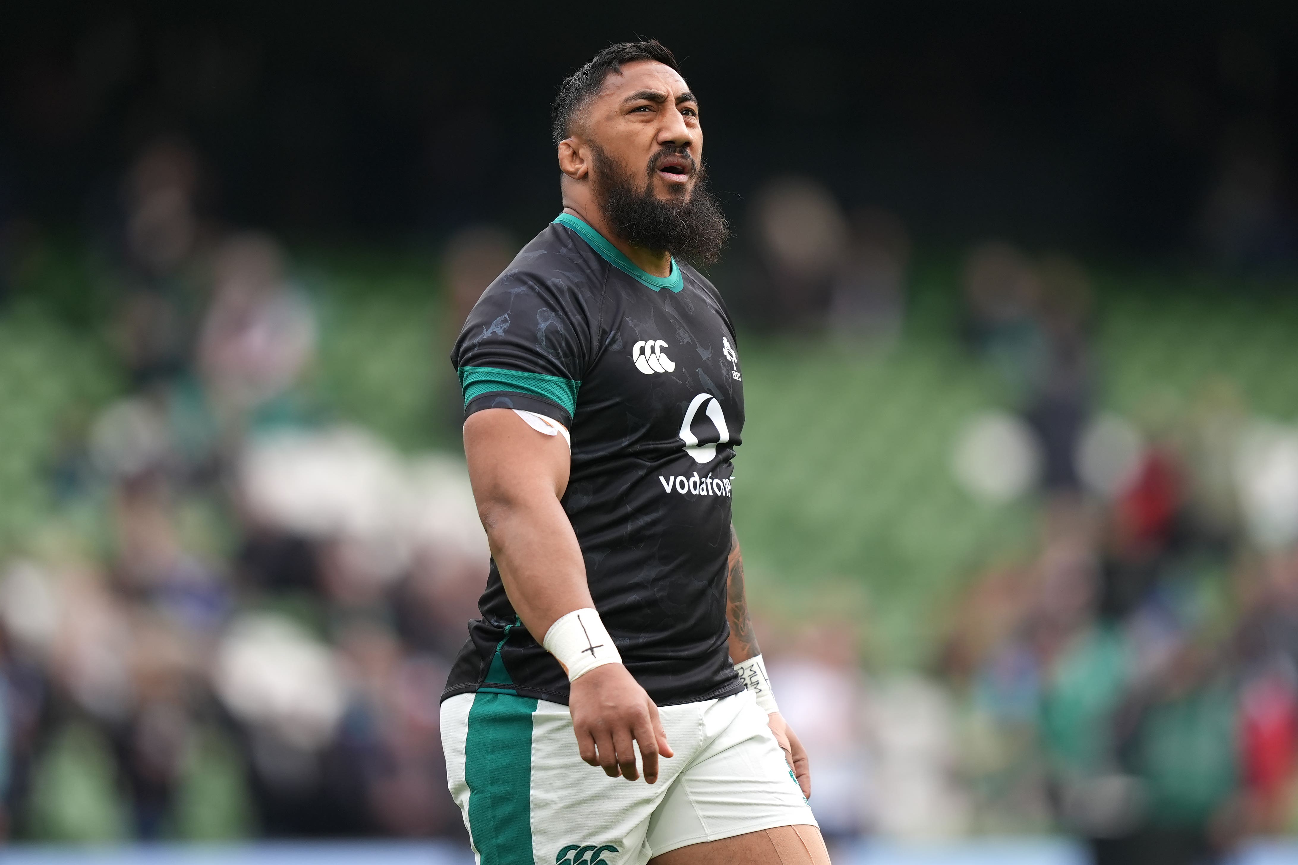 Ireland’s Bundee Aki was hit with a four-match ban for confronting match officials in Connacht’s URC defeat to Leinster