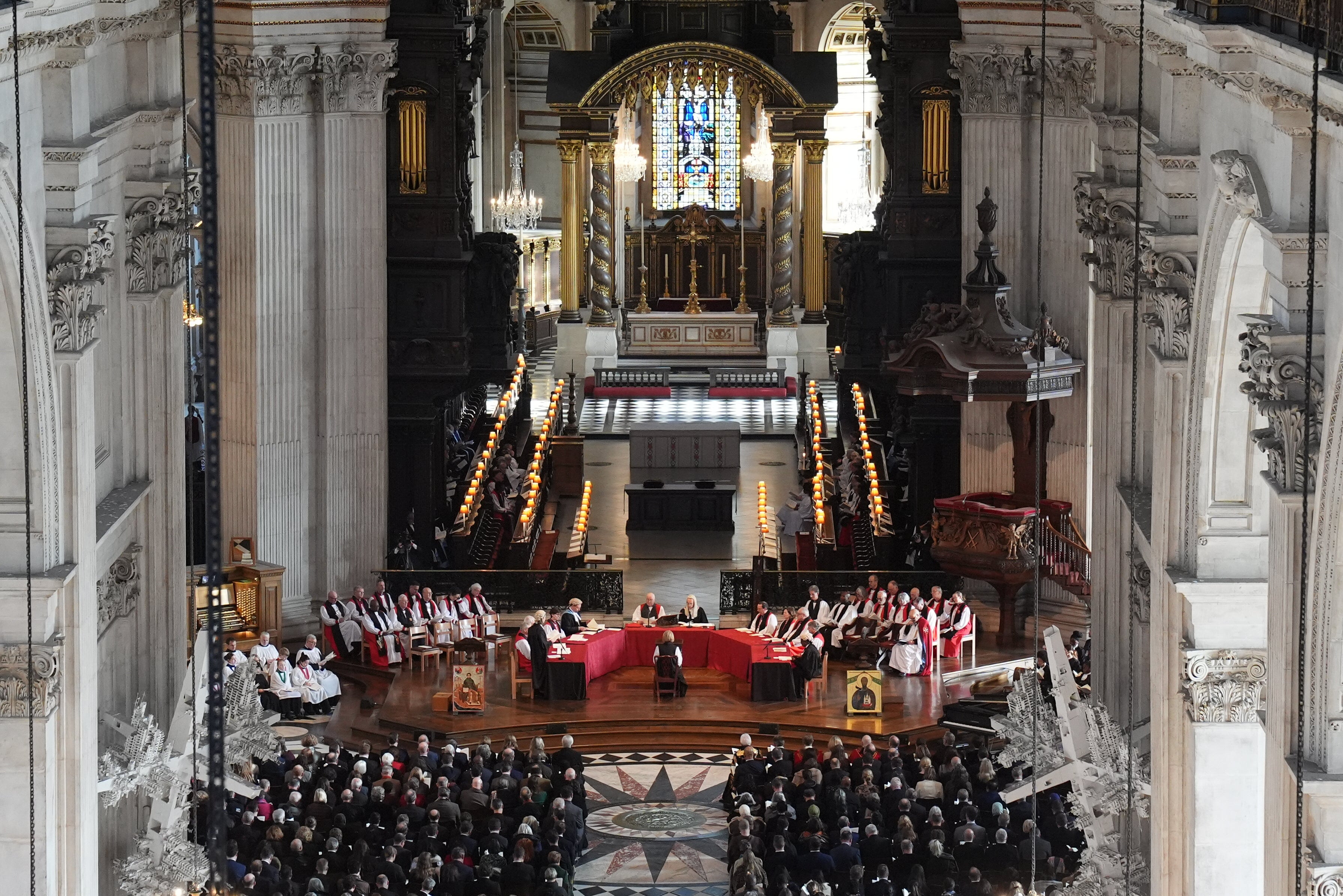 The Confirmation of Election ceremony legally confirming Dame Sarah Mullally as the new Archbishop of Canterbury, at St Paul's Cathedral.