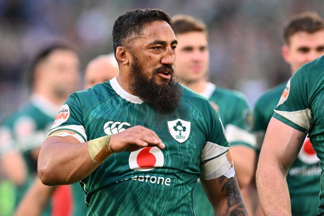 <p>Bundee Aki looks set to be miss Ireland’s opening Six Nations match against France (Domenico Cippitelli/PA)</p>