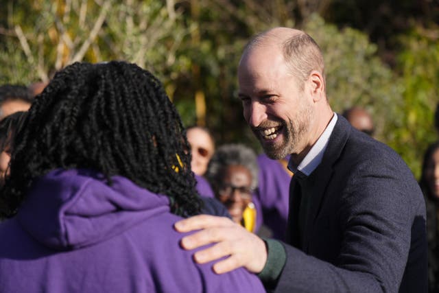 The Prince of Wales met with representatives from youth groups (Aaron Chown/PA)