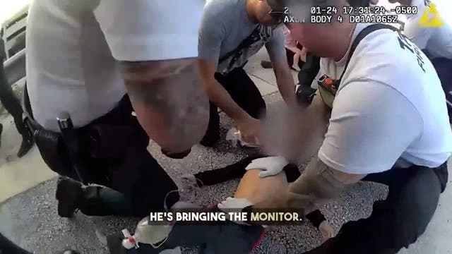 <p>First responders save four-year-old with no pulse on side of the road in Florida</p>