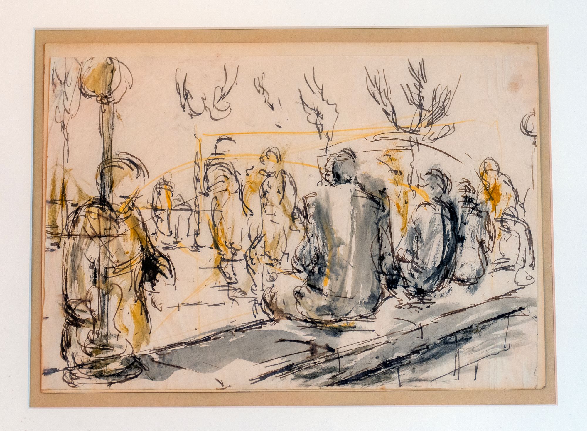 Artwork from the late Beatle Stuart Sutcliffe