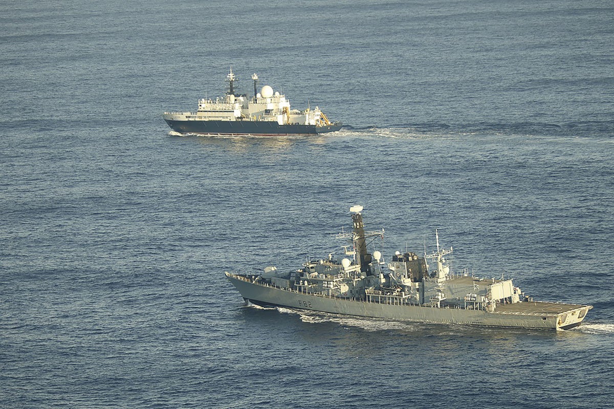 Russian incursions in British waters soar, Navy chief warns