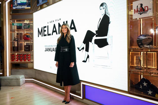 <p>‘Melania’ is out in theaters now</p>