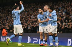 Champions League live: Newcastle and Chelsea need goals as Man City and Spurs move into top eight