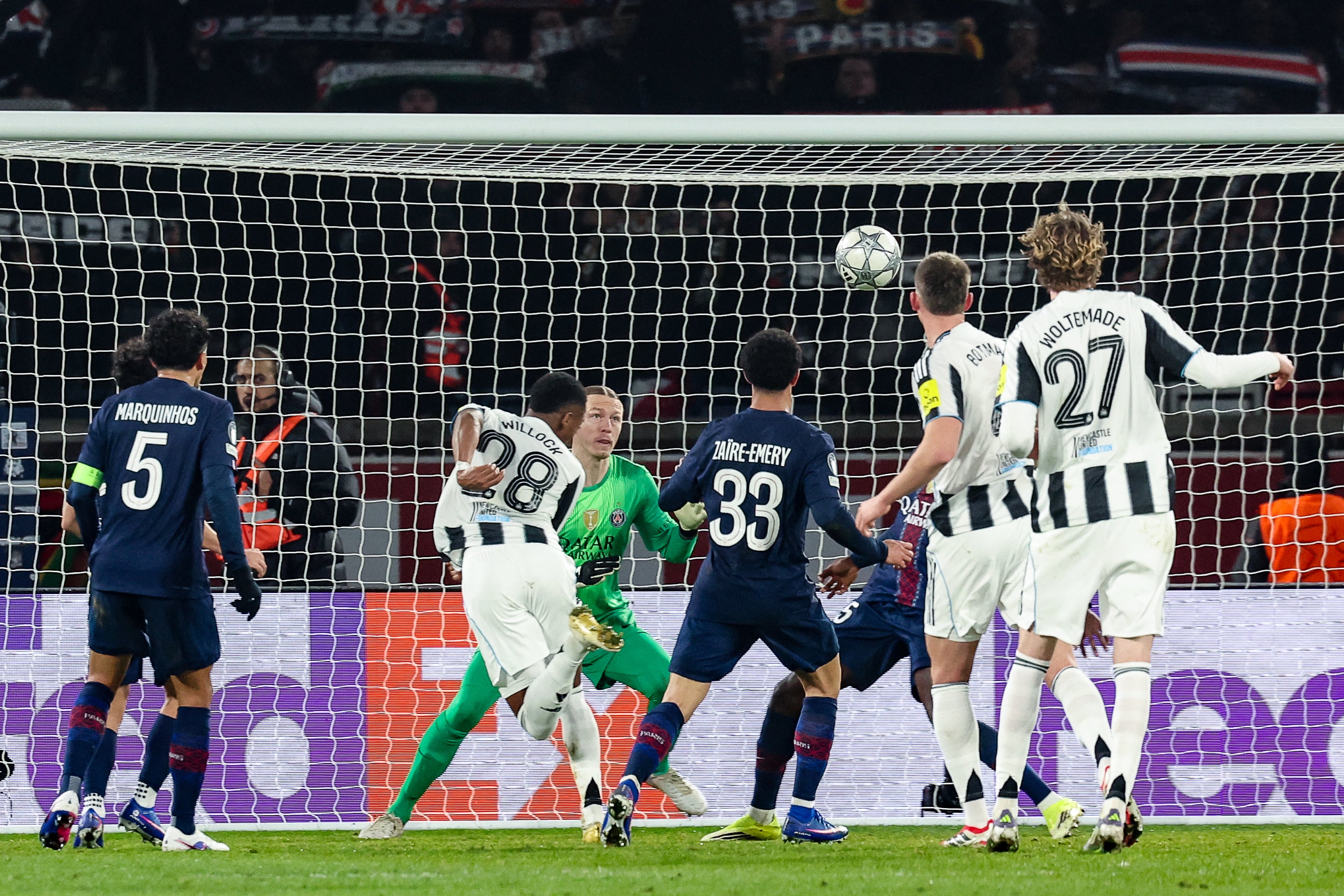 Joe Willock scored Newcastle’s equaliser