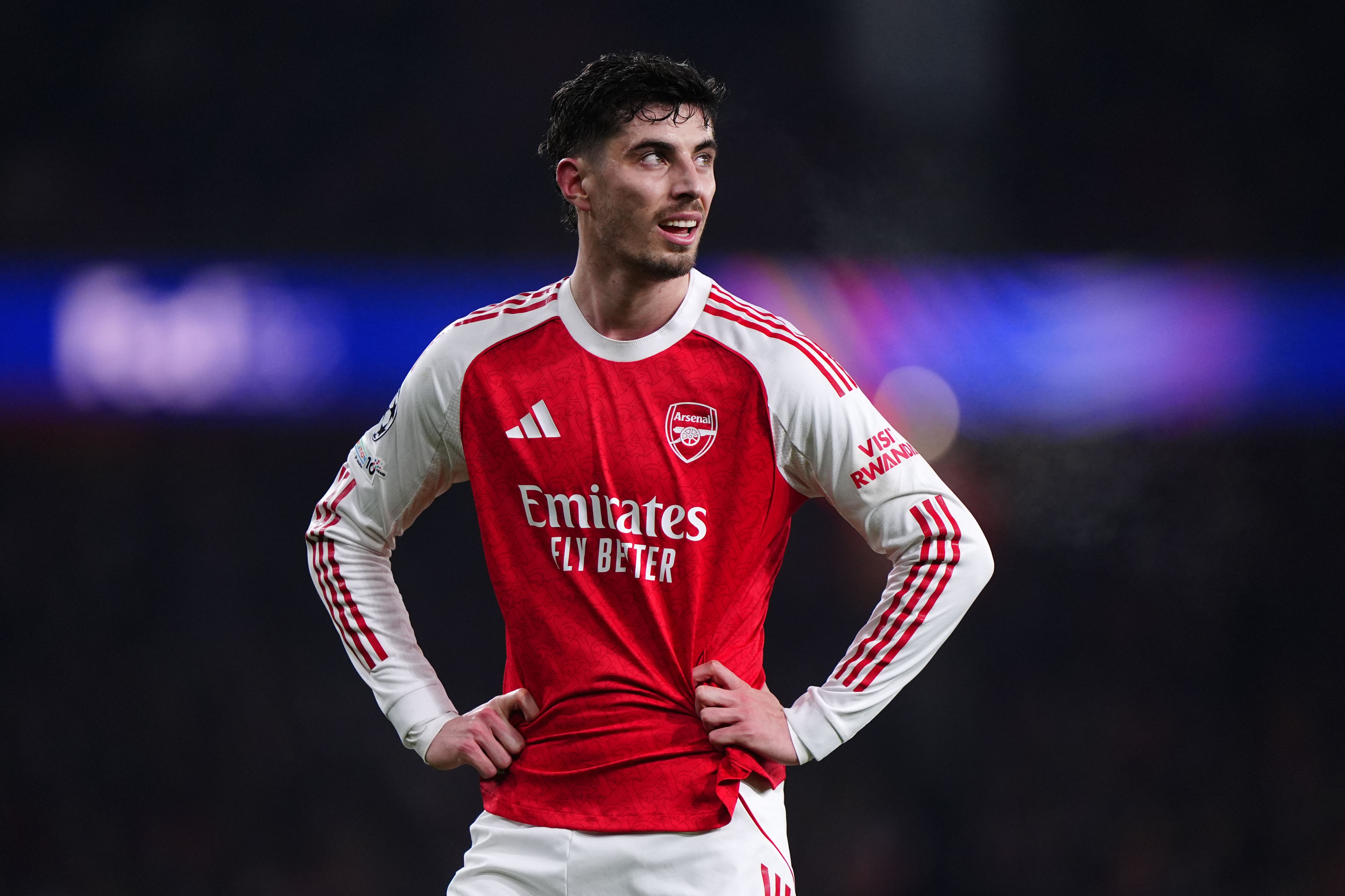 Arsenal’s Kai Havertz scored his first goal in almost a year on Wednesday (Bradley Collyer/PA)