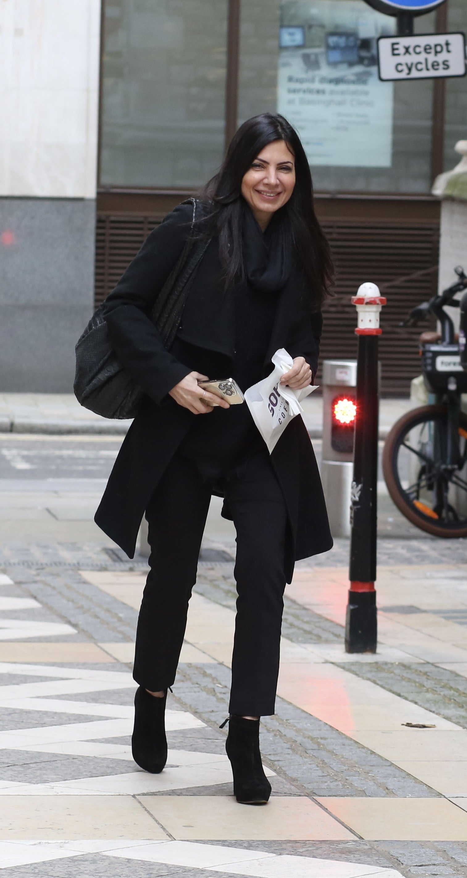 Leda Sara outside court