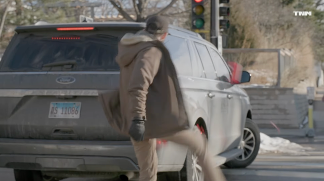 <p>Alex Pretti appeared to confront ICE agents and kick their vehicle 11 days before he was fatally shot in Minneapolis, video footage shows</p>