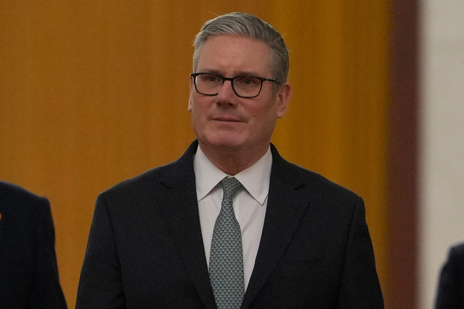Prime Minister Sir Keir Starmer arrives for a bilateral meeting with President Xi Jinping (Kin Cheung/PA)