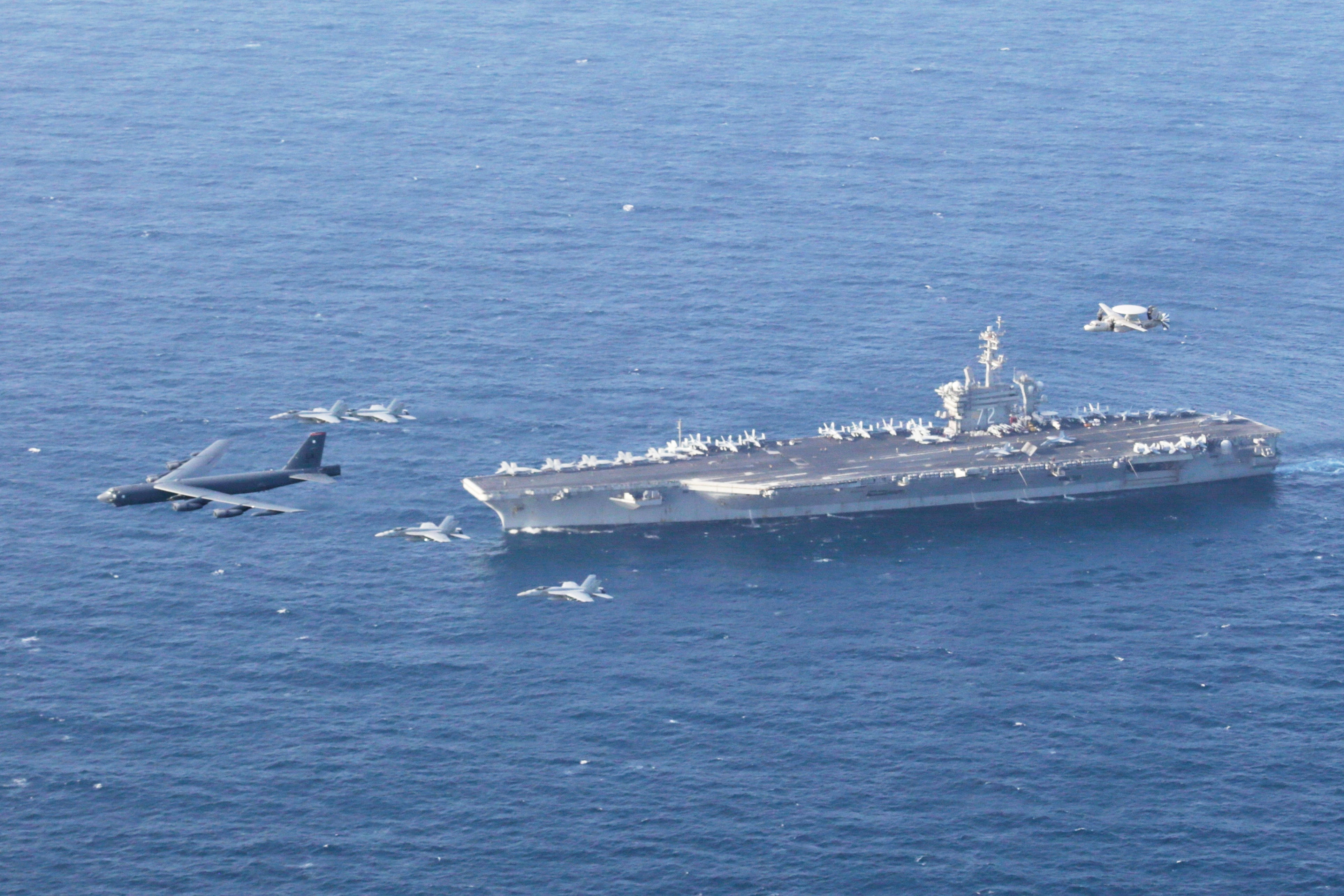 <p>The USS Abraham Lincoln (US Navy via AP)</p>