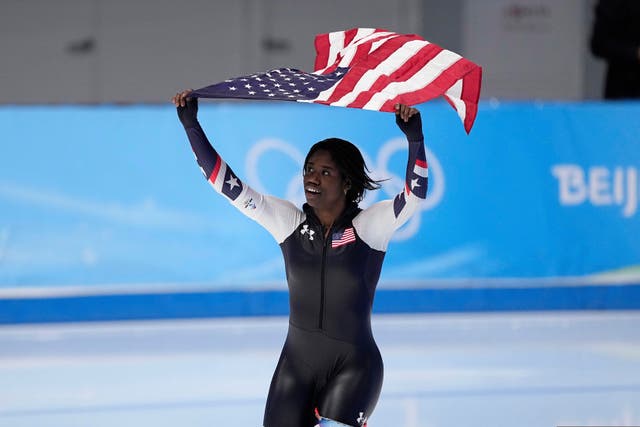 <p>Erin Jackson will be one of Team USA’s flagbearers</p>