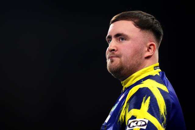 Luke Littler is eyeing another big prize (John Walton/PA)