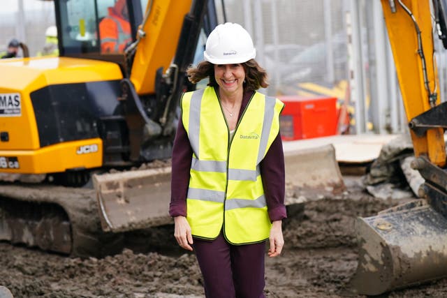 Technology Secretary Liz Kendall said Lanarkshire is ‘leading the technological revolution’ (Jane Barlow/PA)