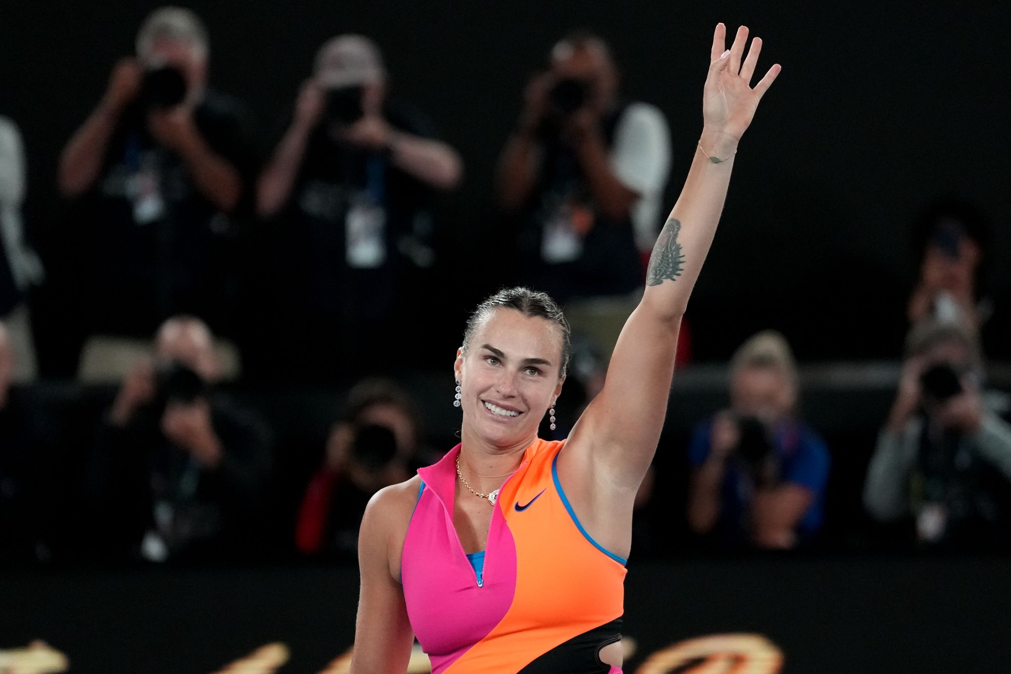 Sabalenka has reached five of the last six grand slam finals, and seven in a row on hard courts