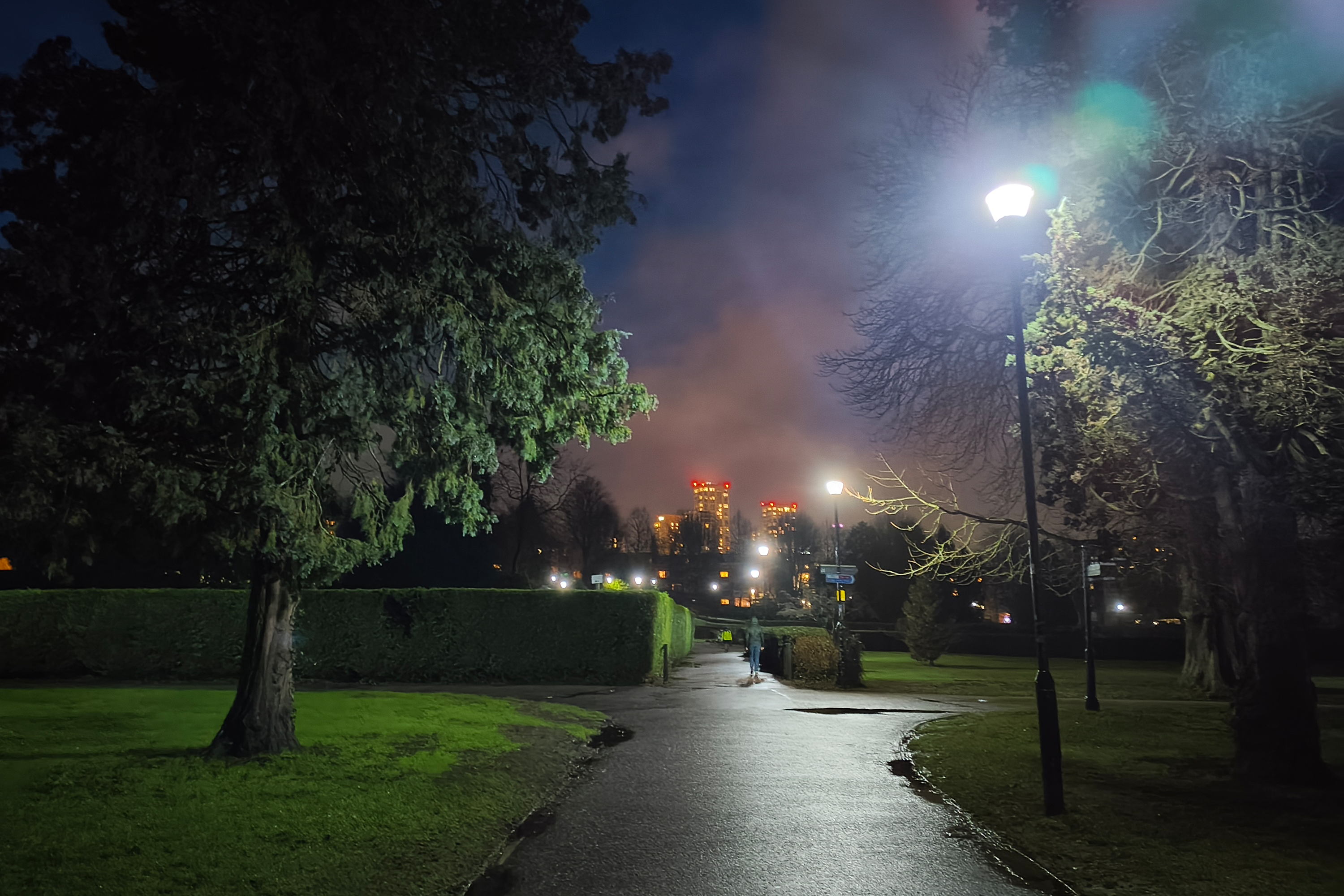 I tested each camera in varying light conditions