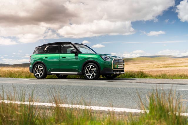 <p>The Countryman’s range has been boosted from 286 to 307 miles because of tweaks to its battery system and wheel bearings</p>
