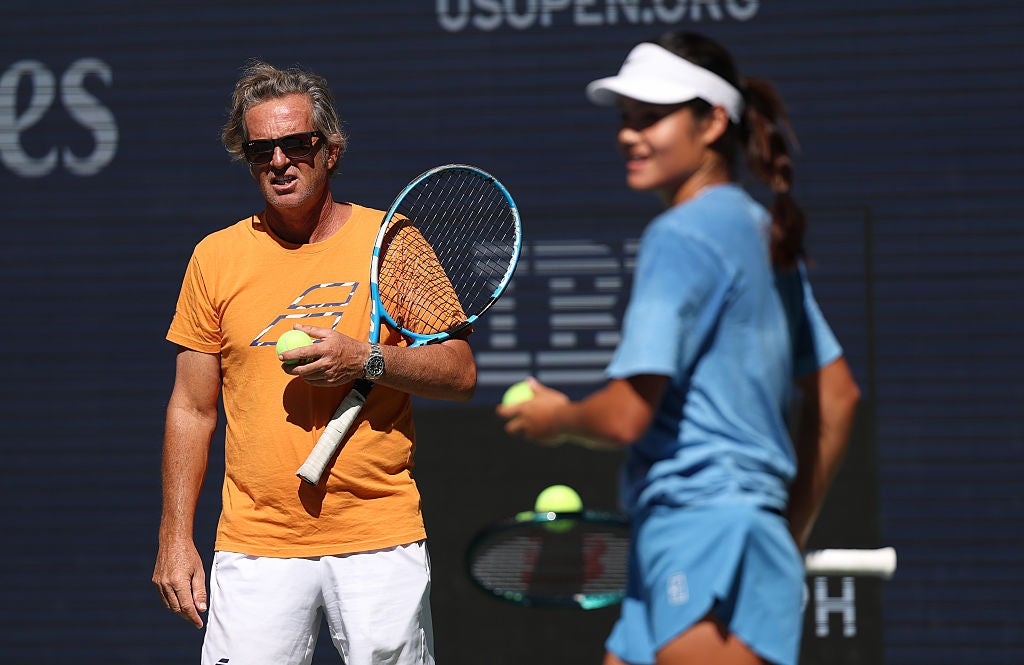 Roig began working with Raducanu before the US Open and she is left searching for another permanent coach