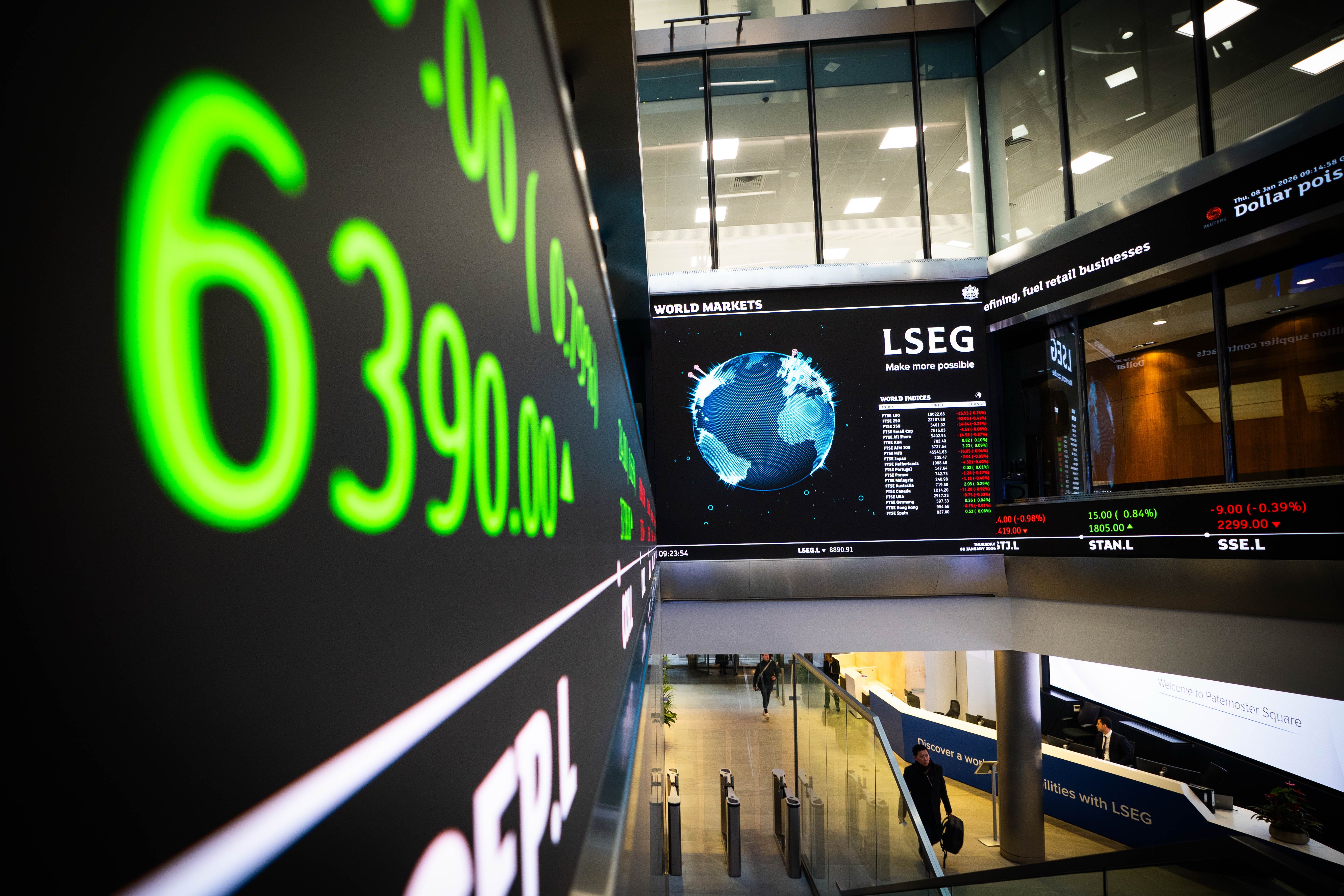 London Stock Exchange in the City of London (James Manning/PA)