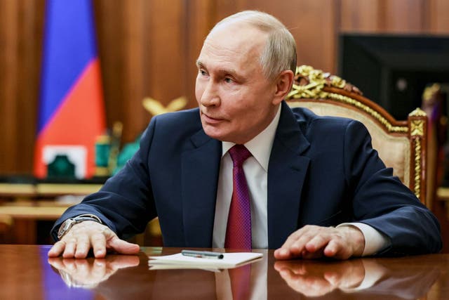 <p>Jeffrey Epstein tried to meet with Vladimir Putin to discuss business </p>