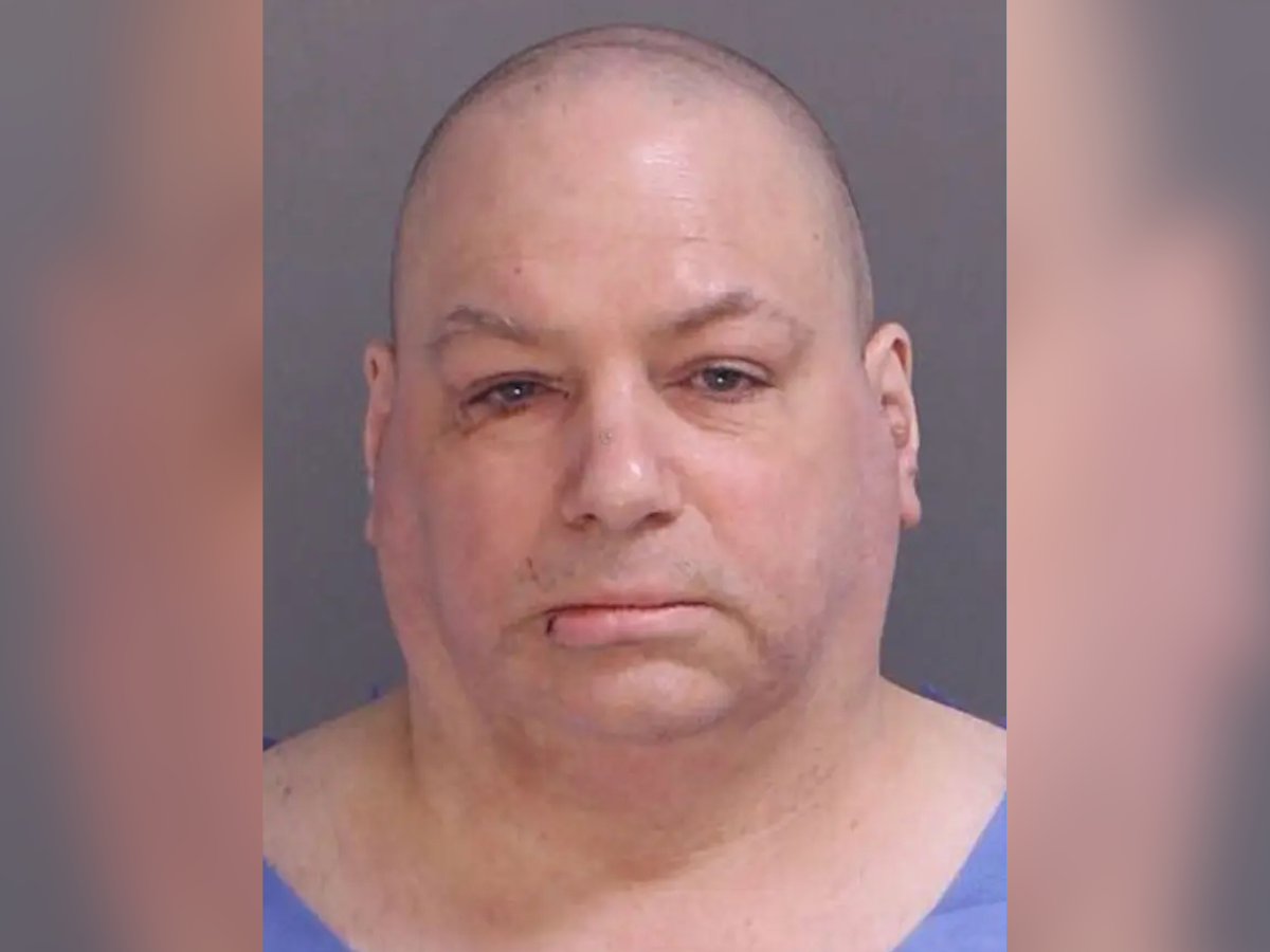 <p>Kevin Carl Castiglia, 55, is accused of fatally stabbing his sister and their elderly parents</p>