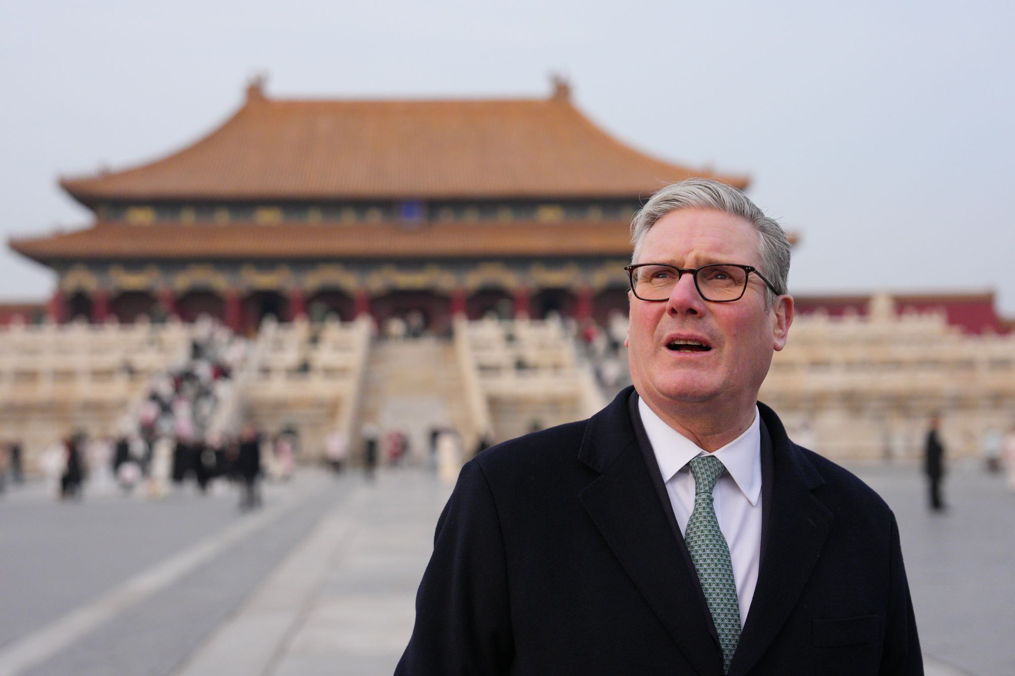 The PM visiting The Forbidden City during his state visit