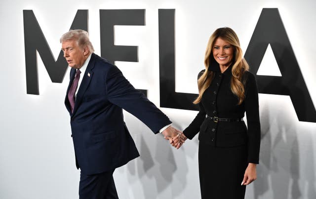 <p>President Donald Trump and  First Lady Melania Trump attend the world premiere of Amazon MGM Studios' <em>Melania.</em></p>