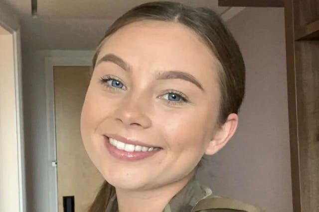 Royal Artillery Gunner Jaysley Beck took her own life in 2021 (Handout/PA)