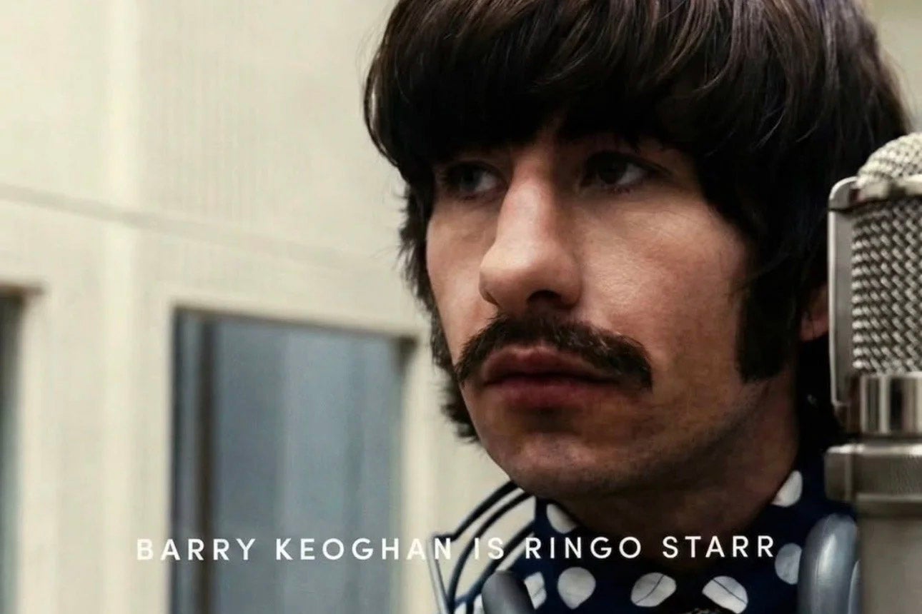 Barry Keoghan as Ringo Starr in Sam Mendes’s Beatles biopic