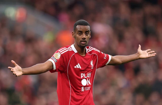 <p>Alexander Isak has been hit by injury in his debut campaign for Liverpool</p>