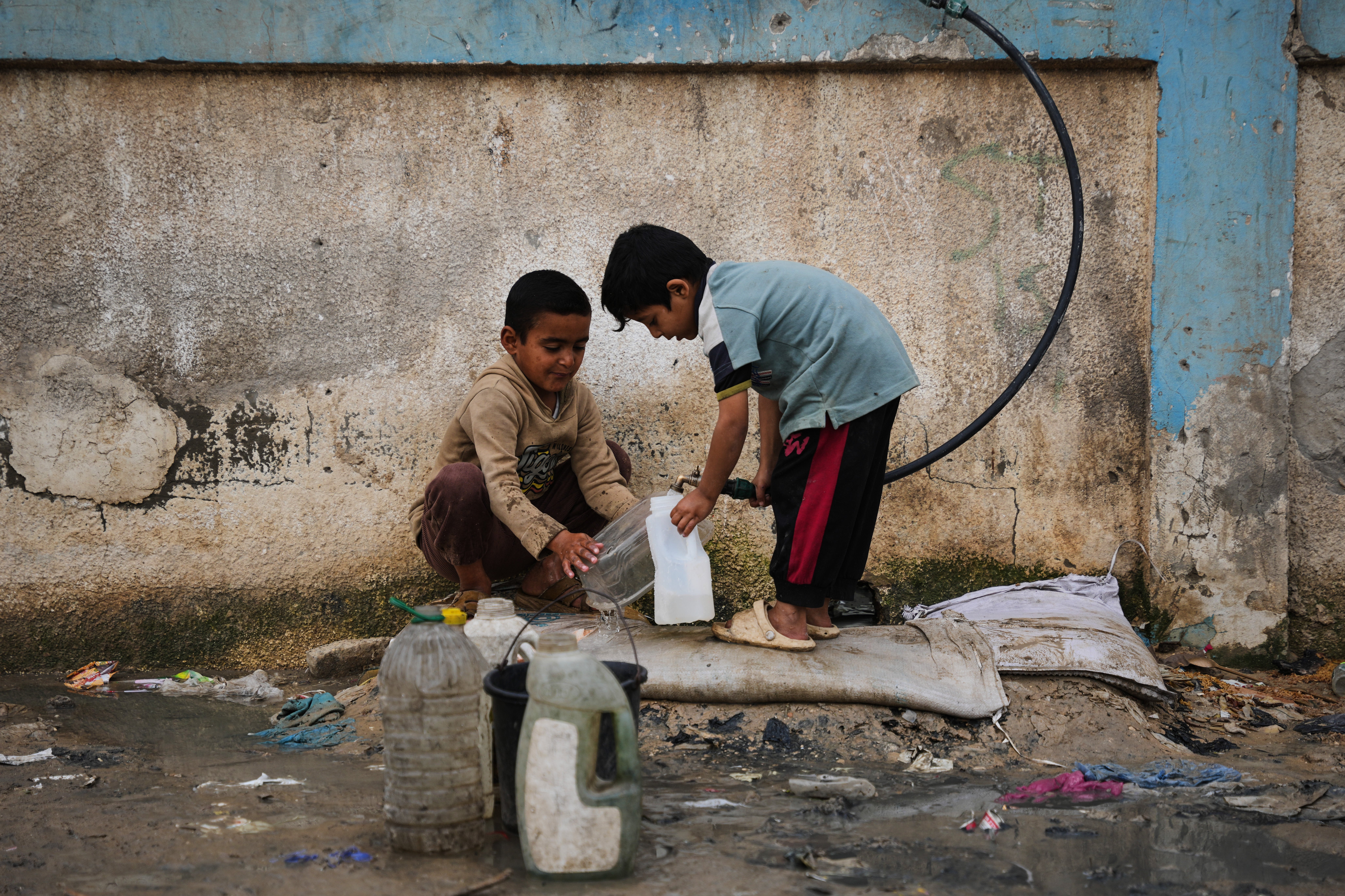 Kids OR hopes to bring health facilities to help children in Gaza (Abdel Kareem Hana/AP)