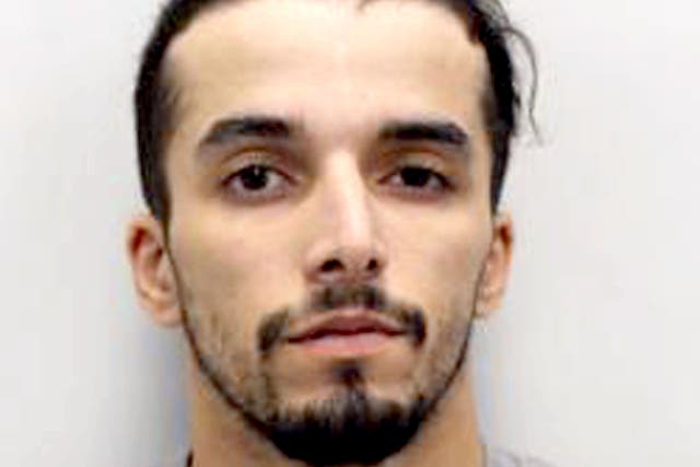 <p>Algerian national Brahim Kaddour-Cherif attacked two police officers</p>