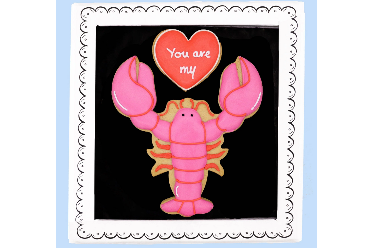 Biscuiteers you are my lobster letterbox biscuits